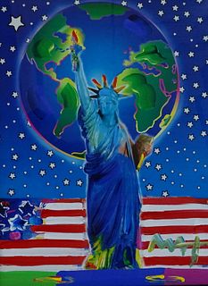 Peter Max (AMERICAN, 1937) "Peace On Earth"