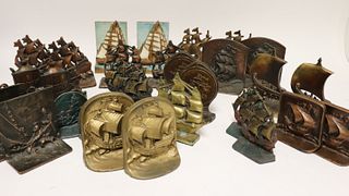 Nautical & Carriage Theme Bookends
