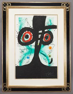 Joan Miro "Le Vieil Irlandais" etching and