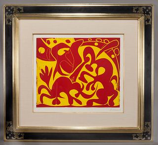 Pablo Picasso "Pique (Rouge et jaune)" color