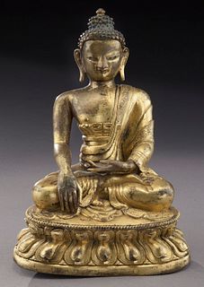 Chinese Tibetan Qing Sakyamuni Buddha,