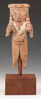 Pre-Columbian Michoacan Pottery Figure, Ht. 6.5"