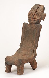 Pre-Columbian Taino Duho Ritual Wooden Seat