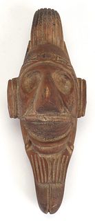 Taino (c. 1000-1500 CE) Wooden Zemi (Lignum Vitae)