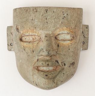 Pre-Columbian Style Carved Stone Mask
