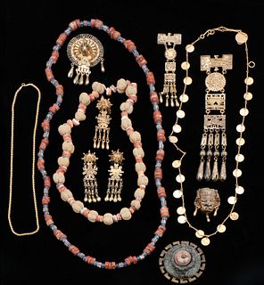 Pre-Columbian Style Jewelry Group