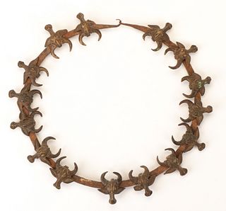 Bamun Prestige Collar/Necklace with Cattle Heads