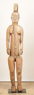 Monumental West African Igbo Shrine Figure