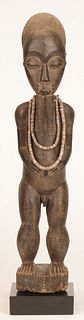 African Baule Standing Figure, Ivory Coast