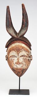 Old West African Punu Ancestor Mask, Gabon