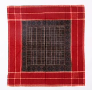 Cotton Head Cloth, India Chamba, Late 19th/Early 20th C.