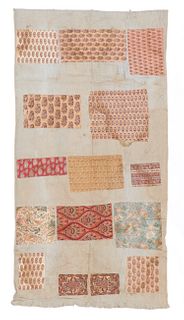 Textile "Sampler", India, Early 19th C