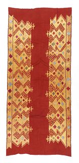 Phulkari Head Cloth, India, Early/Mid 20th C.