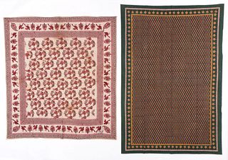 Two Traditional Block Print Hangings, India