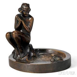 Ethel Ehrmann Loewy Sculpture of the Princess and the Frog
