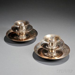 Pair of Carole Stupell Candleholders