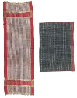2 Old Minangkabau Textiles, Sumatra