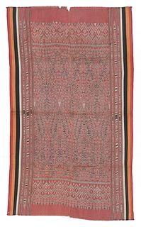 Antique Pua Kombu Ikat Textile, 78'' x 44'' 