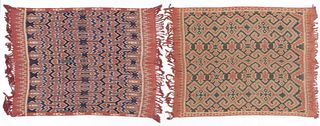 2 Antique Toraja Ikat Textiles