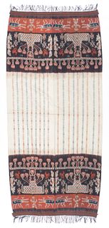 Unusual Old East Sumba Ikat Textile