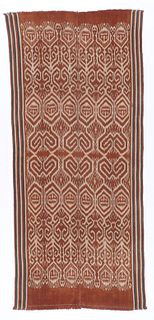 Pua Kombu Ceremonial Ikat Textile, Early 20th C.