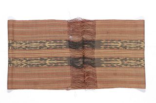 Rare Old Kalimantan Fiber Ikat Textile