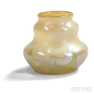 Louis C. Tiffany Decorated Favrile Small Vase