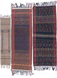3 Batak Textiles, Sumatra, Early/Mid 20th C.
