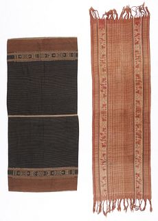 2 Fine Indonesian Ikat Textiles, Early 20th c.