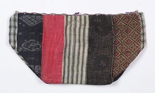 Kome-bukuro Bag, Meiji Period, Japanese Textile