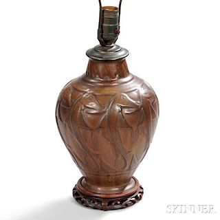 Rookwood Pottery Vase/Lamp