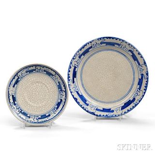 Dedham Pottery Polar Bear Plate and Saucer