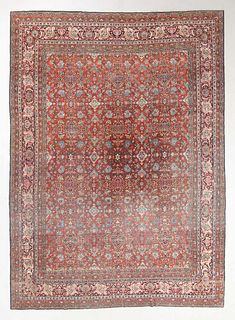Antique Isfahan Rug, Persia: 11'7'' x 16'4''