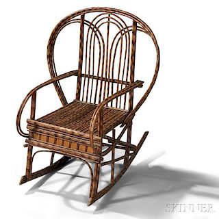 Child's Arts & Crafts Movement Willow Armchair