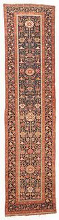 Antique West Persian Kurd Rug, Persia: 3'0'' x 12'3''