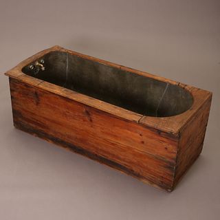 American, Copper Basin Bathtub, ca. 1860-1870