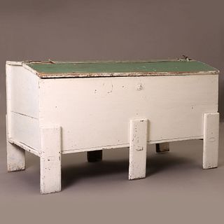 New Mexico, Painted Grain Chest with Legs, 20th c.