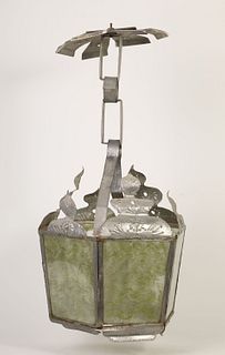 Tin Hanging Lantern, ca. 1950