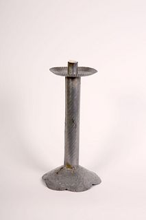Tall Tin Candle Stick, ca. 1930