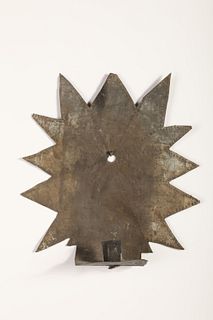 New Mexico, Starburst Tin Candle Sconce, ca. 1900
