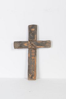 Wood Cross with Straw Overlay
, 19th Century
