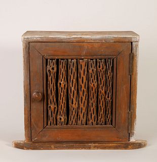 Wooden Shelf with Cholla Door, 20th Century