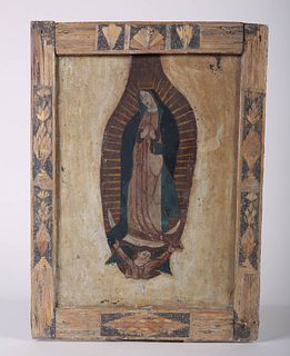 Mexico, Tin Retablo of Nuestra Señora de Guadalupe