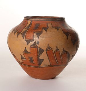 Zia, Polychrome Water Jar, ca. 1910-1920