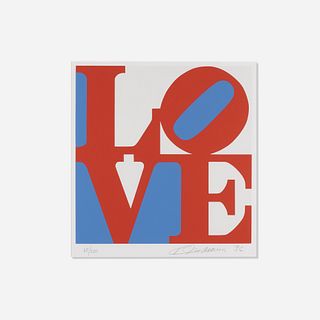 Robert Indiana, LOVE (red version from the Book of Love)