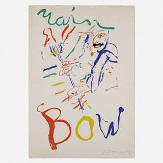 Willem de Kooning, Rainbow: Thelonious Monk, Devil at the Keyboard