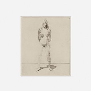 Wayne Thiebaud, Untitled (Figure)