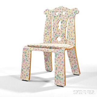 Robert Venturi Grandmother's Tablecloth Chippendale Chair