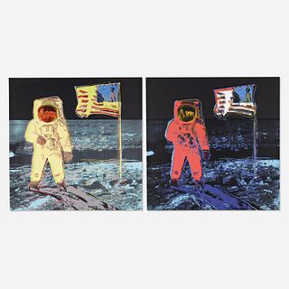 After Andy Warhol, Moonwalk (two works)