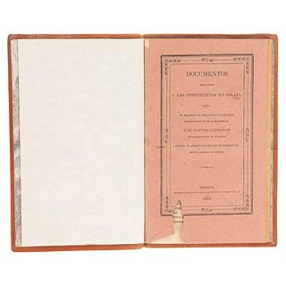 Documentos Relativos a las Conferencias en Jalapa Entre el Ministro de Relaciones Exteriores Plenipotenciario... Méx, 1838.